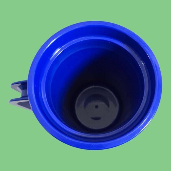 Vtg Joe Camel Aladdin Travel Mug Cup "Smooth Character" 20 oz Blue Made In USA - Picture 7 of 9